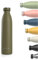 LARS NYSØM Edelstahl Trinkflasche 350ml, 500ml, 750ml, 1L, 1 5 liter | Thermosflasche Kohlensäure geeignet | Auslaufsichere Wasserflasche für Sport, Outdoor, Schule (Olive Green, 750ml)