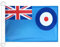 AZ FLAG Bootsflagge Britischer Royal Air Force 45x30 cm, Aussenverwendung - Luftstreitkräfte Des Vereinigten Königreichs Bootsfahne
