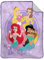 Jay Franco Disney Princesses Beauté intérieure - Couverture Sherpa Extra Douce - 130x150 cm - 100% Microfibre