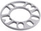Universal Spurverbreiterungen, MoreChioce 8mm Spurverbreiterungen Radabstandshalter Metall-Spurverbreiterung Modifizierte Verbreiterte Radnabendichtungen Befestigungsscheiben für 4/5 Bolzen Rad