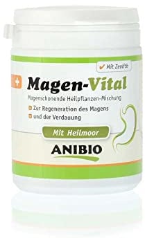 Anibio Magen‑Vital Pulver für Hund & Katze – Unterstützung von Magen & Verdauung, Regeneration der Magenschleimhaut – mit Heilmoor & Heilerde, Plus Kräutern – einfach über das Futter (120g)