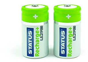STATUS 2 C Size Rechargeable Battery | 2500 mAh Pack of 2 NiMH Batteries | SRNIMHC25002PK