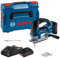 Bosch Professional 18V System Seghetto altern. a Batteria GST 18V-155 BC (con Impugnatura a Staffa, Motore Brushless, Batterie 2x4.0 Ah ProCORE, caricabatt. GAL 18V-40, 2 Lame segh. alt., L-BOXX 136)