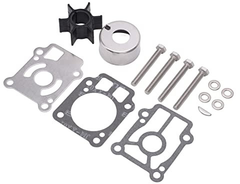 Dioche Wasserpumpenlaufrad Reparatursatz, Wasserpumpen-Laufrad-Reparatursatz 361 87322 0 Ersatz für Tohatsu M40C M25C3 M30A3 M30A4 2-Takt-Außenborder