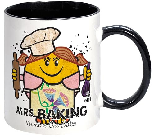 Kapow Gifts Mrs Baking Mug - Gift for Baker or Cook Bake Off, Ceramic, 250ml