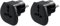 Goobay 94028 Universal Reiseadapter, Stromadapter, Schutzkontakt CEE 7/7, Schuko-Standard, Schwarz, 1 Stück (Packung mit 2)