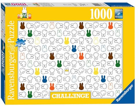 Ravensburger Puzzle Miffy Herausforderung - Puzzle - 1000 Teile