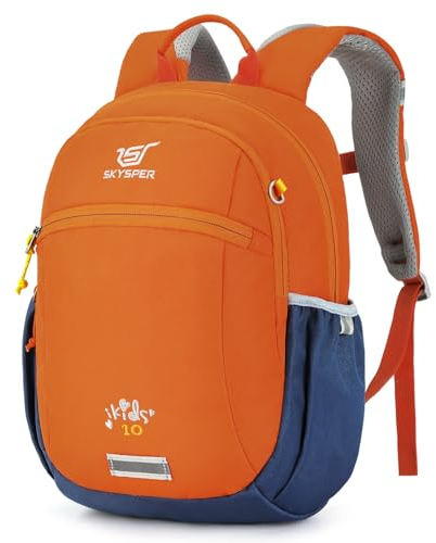 SKYSPER Kinderrucksack 10L Wanderrucksack mit Brustgurt Jungen & Mädchen, komfortabler Tagesrucksack Reiserucksack Kinder