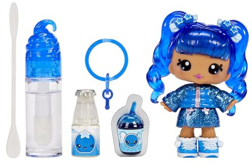 YUMMILAND Lipgloss Puppe - Rory Blueberry - Duftende Puppe mit DIY Lipgloss-Set - Geeignet für Kinder ab 4 Jahren, Blau