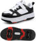 Roller Skate Shoes Rollschuhe Schuhe Mit Rollen Skateboardschuhe,Inline-Skate, verstellbar Damen Schuhe mit Rollen für mädchen,Laufen Skateboard,Inline Rollschuhe,Schwarz-39 EU