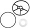 3 pièces filtre piscine for Hayward SPX0714T, pièces rechange pour pompe piscine à valve for Hayward Vari-Flo Xl Valve and SPX0714CA, pièces rechange pour pompe piscine, pièces de filtre à sable