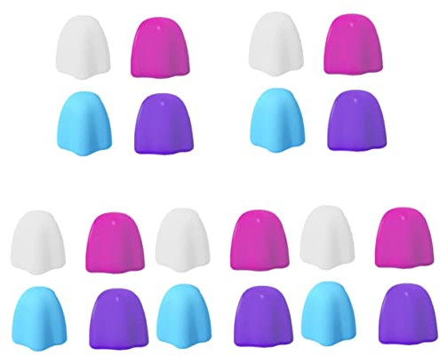 KOMBIUDA 20pièces Capsules De Dentifrice Silicone Distributeurs Pratiques Pour Économiser Le Dentifrice Lot De Couleurs Accessoire Pour Salle De Bain