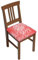 Stuhlsitzbezug 2er Set, Pop Art Coral Wolf Texture Stuhlsitzbezüge für Esszimmer Abnehmbar Stuhl Hussen für Küchenstühle, Hotel, Bankett