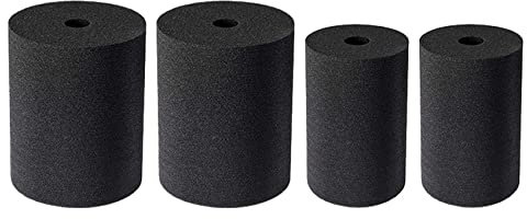 Bordhap 4Pcs Cup Turner Foam Black Cup Turner Foam Cup Tumbler Fixing Turner Foam Locate Spinner Foam Cup Turner Sponge10-40 Oz