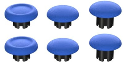 Hzxkqmil Joysticks Analógicos de Repuesto para PS5 Edge, Thumbsticks Empuñaduras de los Palos del Pulgar Accesorios Intercambiables para PS5 Edge Controller (Azul)