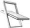 Ventana de techo de plástico de 78 x 118 cm, fabricada por RoofLITE+ (VELUX Gruppe) | Ventana con triple acristalamiento | Ventana inclinada | Incluye marco para tejas, nivel de ladrillo (hasta 50 mm)
