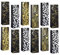 Laro Premium Weinflaschentüten Geschenkverpackung Blumen 10-100 Stk, Anzahl:96, Muster Tüten:Gold Silber Geprägt