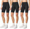 Merry Style Kurze Leggings Damen Shorts aus Baumwolle Komfortable Kurze Hose Radlerhose Ideal für den Alltag und Sportaktivitäten MS10-200 (Schwarz 3-er Pack, M)