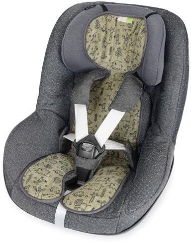 Liebes von priebes Coolair Sitzauflage für Kindersitze Gruppe 1 (9 kg bis 18 kg) I Atmungsaktive Sommer Sitzeinlage Autositz I Sommerbezug - Kühlt und schützt den Sitzbezug vor Flecken