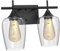 STOBOK Retro-Wandlampe Wandleuchte Bad Spiegelbeleuchtung über Spiegellicht Lichter für Eitelkeitspiegel Licht für Eitelkeitspiegel Lichter für Spiegel Glas Schwarz
