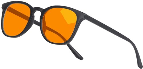 Ulknyss Blaulichtfilter Brille ohne Sehstärke Computerbrille mindert Augenbelastung Blaufilter Gaming Brille Transparent für Herren Damen