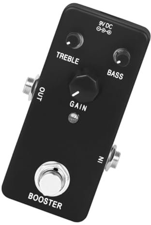 ULDIGI Elektrisches Gitarreneffektpedal Analoges Delay Mit Abs Kunststoffgehäuse Tragbarer High Gain Booster Für E-gitarre Verschleißfest Und Klangverbessernd