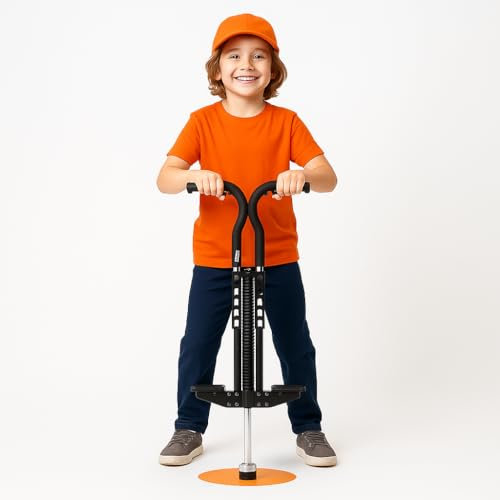 Redfink Pogo Stick für Kinder, Jump Stick, Sprung, Hüpfstange, Hüpf, Hüpfen, Hüpfstab, Stelzen Kinder Outdoor, Hüpfstar, Pogostick, Pogo Ball, Sprungstab, Springstab, Sprungstock