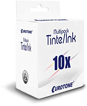 10x Eurotone Tintenpatronen kompatibel für Canon Maxify MB 2050 2150 2155 2350 2750 2755 ersetzt PGI-1500 PGI1500 Set