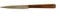 PRADEL EXCELLENCE Couteau A SAIGNER Couteau Tue Coq Manche Bois 3 Rivets Acier Inoxydable 21 cm Réutilisable Pliable Classique Unisex