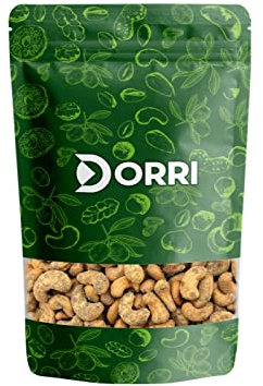 Dorri - Cashew Nuts Sea Salt and Black Pepper 500g | Premium Whole Roasted Cashews, Flavoured Cashew Nuts, Gourmet Snack, High Protein, Party Snacks (Available from 100g to 5kg)