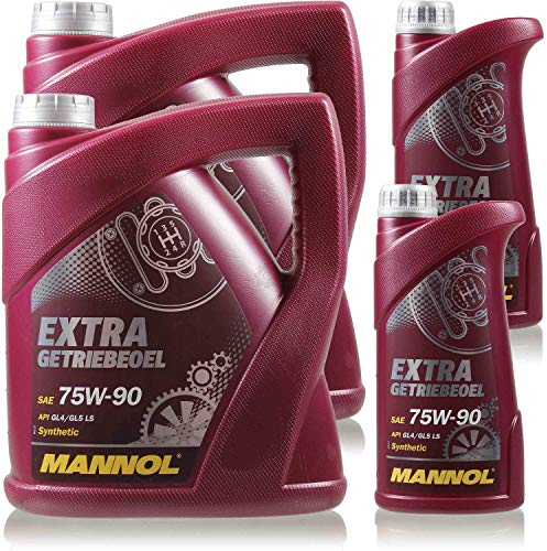 Mannol 11192214 Huile de transmission extra 75 W-90 API GL 4/GL 5 LS, Huiles pour boîte de vitesses, 10 l