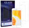 UNO' Lot de 2 films de protection d'écran pour iPhone 6/iPhone 7/iPhone 8/iPhone SE en verre trempé ultra résistant 9H, anti-rayures, sans bulles, anti-traces de doigts, haute réceptivité, HD.