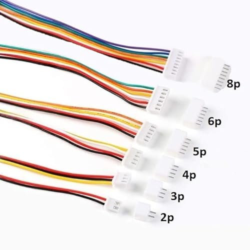 ATEC - Connecteurs JST XH2.54 M (câble 30cm)+F(Connecteur) 24AWG (20pcs x JST 4pin)