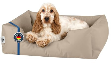 BedDog Hundebett Zara, Hundekissen mit abziehbaren waschbaren Bezug, Hundekorb, Hundesofa, für kleine Hunde, S