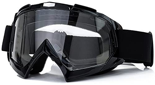 FMY Motorrad-Motocross-Brille für Männer, Frauen und Jugendliche, kratzfest, staubdicht, UV400, ATV-Dirtbike-Brille