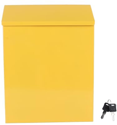 BESPORTBLE Suggestion Box: Drop Box - Ballot Boxes: Letter Boxes for Outside Vintage Mailbox Wall Mount Retro Style Mailbox That Locks Wall- mount Mailbox Entryway Gate Decoration Post Box