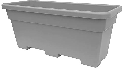 Art Plast Quadro Maceta Maxi 80 cm en Polipropileno, Gris