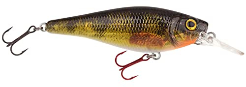 Spro IKIRU SHAD 70SL 7cm Wobbler Kunstköder für Forelle Barsch, Farbe:Perch
