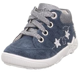 Superfit Mädchen Starlight Lauflernschuhe, Blau Hellgrau 8000, 20 EU