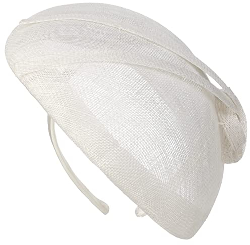 Seeberger Viadina Fascinator Anlasshut Strohhut (One Size - weiß)