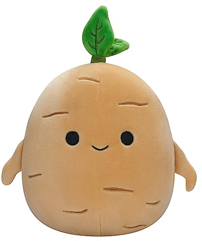 Squishmallows SQCR02377 - Jyri der Ginseng, offizielles Kelly Toys Plüsch, superweiches Kuscheltier, 20 cm
