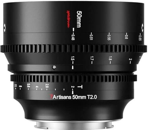 7Artisans 50 mm T/2.0 Cine (für Sony E-Mount)