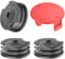 XIJIANG 3Pcs Replacement Strimmer Spool Line, with Trimmer Spool Cover Compatible with Bosch Art 24 27 30 30-36 LI Grass Trimmer