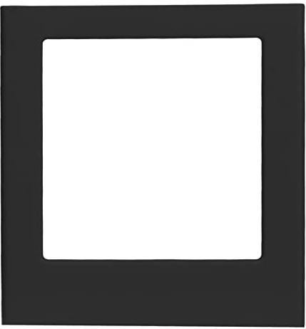 Magnetischer Taschen-Bilderrahmen, Kühlschrank-Bilderrahmen, Doppelseitiger Magnet-Fotorahmen für Fujifilm Square (Schwarz)