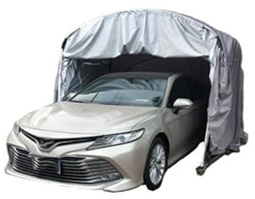 SONAXO 6.4m Mobile Carport, Sliding Door Opening, Semi-automatic and Fully Automatic, Outdoor Tent Garage, Suitable for Outdoor Use (fully automatic)