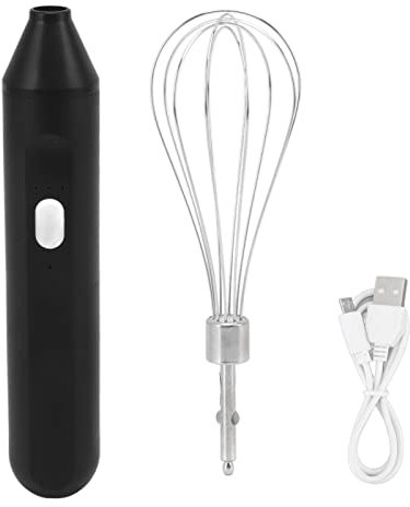 Fouet électrique Portatif Batteur à Lait Mousseur électrique Rechargeable par USB Mélangeur de Boissons sans Fil, 3 Réglages de Vitesse, Mousseur à Lait de Vache Mousseur à café