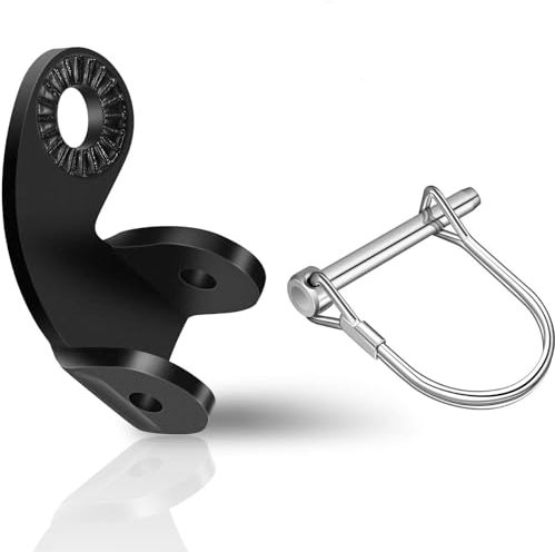 ieron Bicycle Trailer Hitch Coupler Attachment, Steel Bike Coupler Attachment Adapter, for Children, Pets, Cargo Trailers, Black