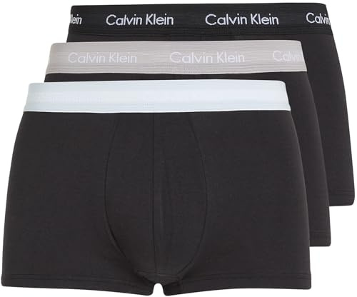 Calvin Klein Herren 5er Pack Boxershorts Low Rise Trunks Unterwäsche, Schwarz (B- Ink, Pl Air, Ash, Trop, Blk WBS), S
