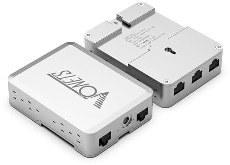 VONETS VS500 Industriel 5 Ports Gigabit Switch Ethernet RJ45 Splitter Extend LAN Port réseau LAN, 4 Ports + 1 Port de Liaison Montante, Plug&Play, Metal Design, Universel pour Appareils de réseau
