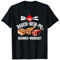 Lustiges Grillen BBQ Bauch Bein Po Männer Workout T-Shirt